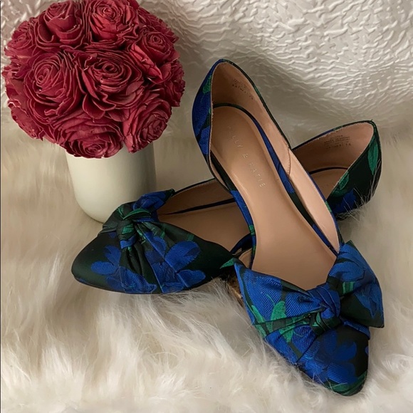 Kelly & Katie Shoes - Kelly & Katie Womens GLORYA Floral Ballerina Flats